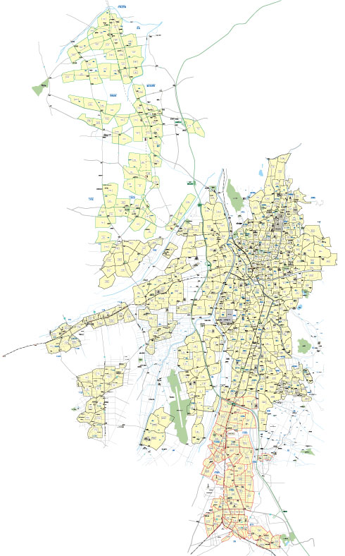 ポスティングマップ全域統合